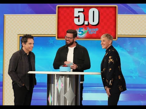 Ben Stiller and Ellen Play ‘5 Second Rule’ Ben Stiller and Ellen Play ‘5 Second Rule’