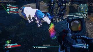 Rainbow and butterflies