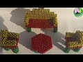 How To Sofas Sets Make With Magnetic Balls Magnetic Balls Magnetic Game Magnetic Boys