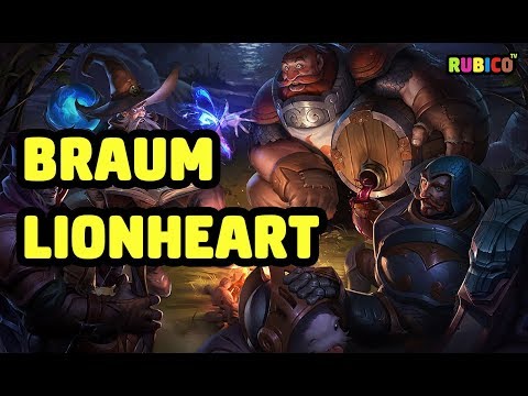 BRAUM LIONHEART SKIN SPOTLIGHT - LEAGUE OF LEGENDS