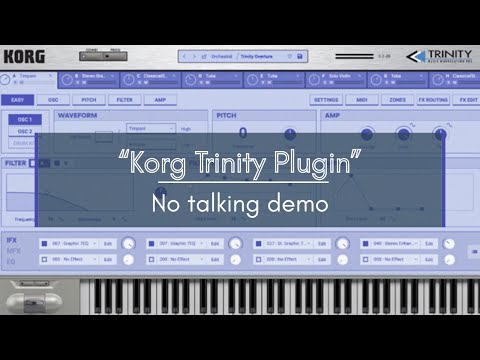 Korg Trinity VST Plugin (Korg Collection 6) - No talking demo