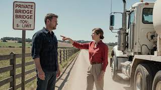 HOA Karen Drove Cement Trucks Over My Bridge She Regretted It Instantly  #viral #viralvideo #video