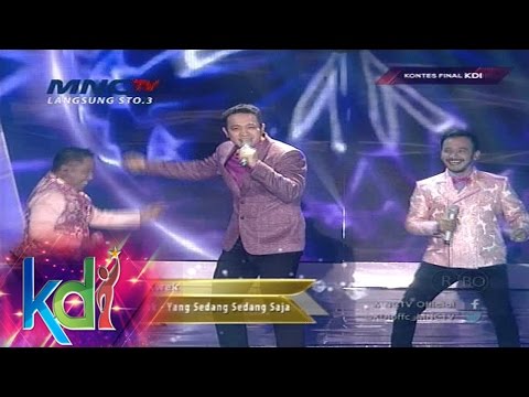 Gilang Dirga, Narji feat Ruben Onsu " Yang Sedang Sedang Saja "- Kontes Final KDI 2015 (7/5)