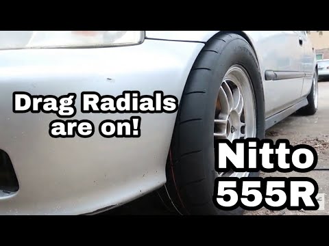 Turbo D16 Civic Vitara Build Gets Drag Radials 245/50r16 Nitto 555R