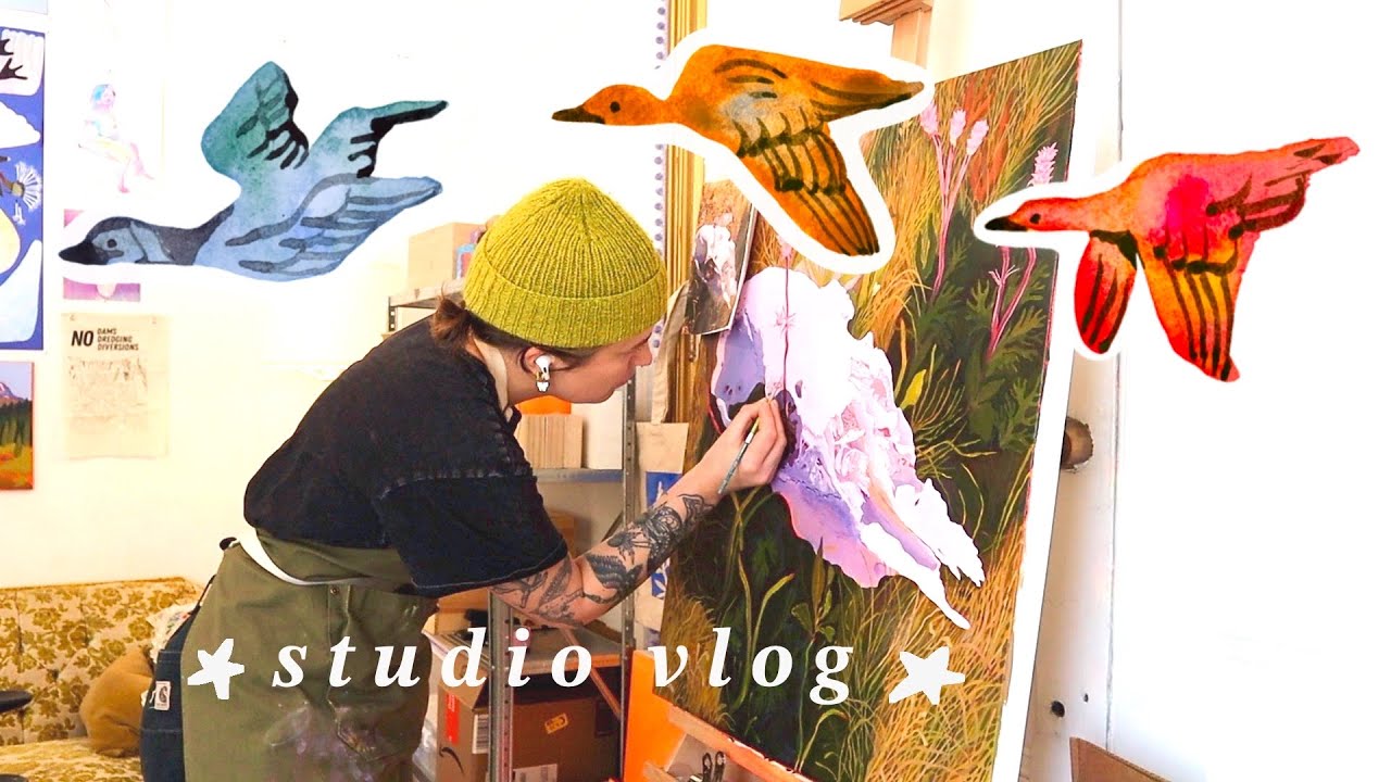 spend twenty minutes in my art studio with me