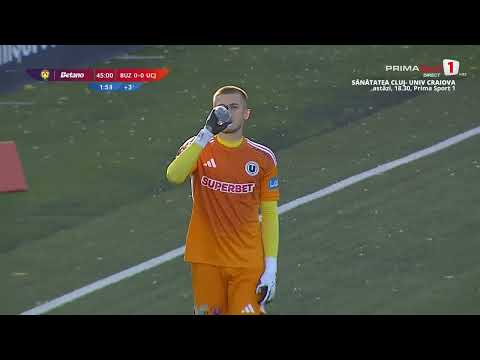 GOOOL! Metalul Buzău - U Cluj 1-0. Dumitrache deschide scorul din penalty, în finalul primei reprize