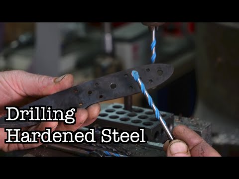 How to Drill Hardened Steel  - Knifemaking Top Tips