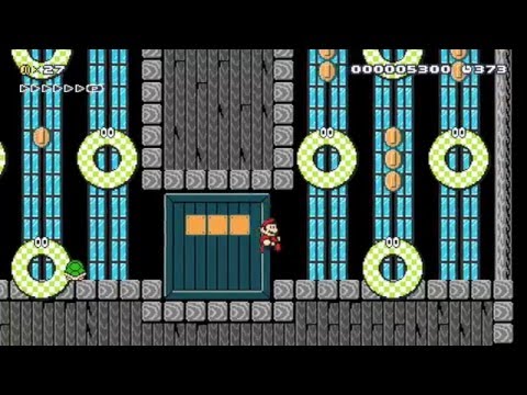 Super Mario Maker Levels: "Ghost House Obstacle Course"