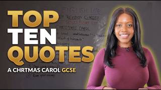 Top 10 Quotes For Any Christmas Carol GCSE Question (2026 GCSE Exams Edition)