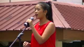 Girl on Fire and Titanium by Liwani Izzati - National Day Event