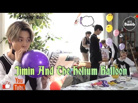 #parkjimin BTS[방탄] Jimin And Helium Balloon||Cute jimin 💜🌼