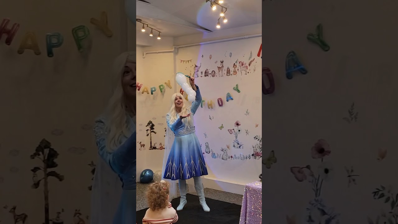 Snow Princess Bubble Show in Vienna | Real Kids Birthday Party
