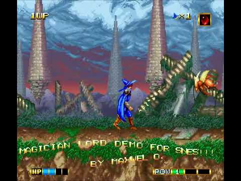 Magician Lord SNES demo (Homebrew)