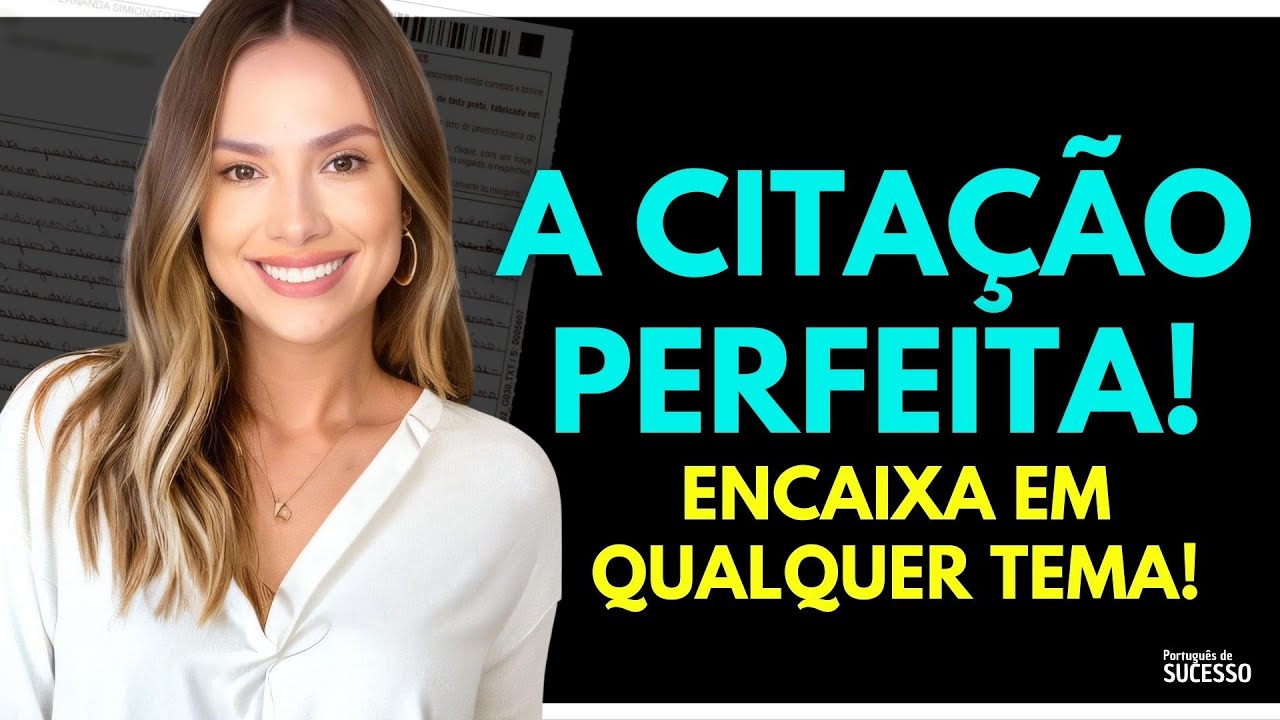 Citação para qualquer tema de redação