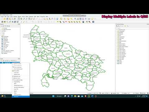 lecture6 # Multiple Labels display using QGIS 2023 02 18