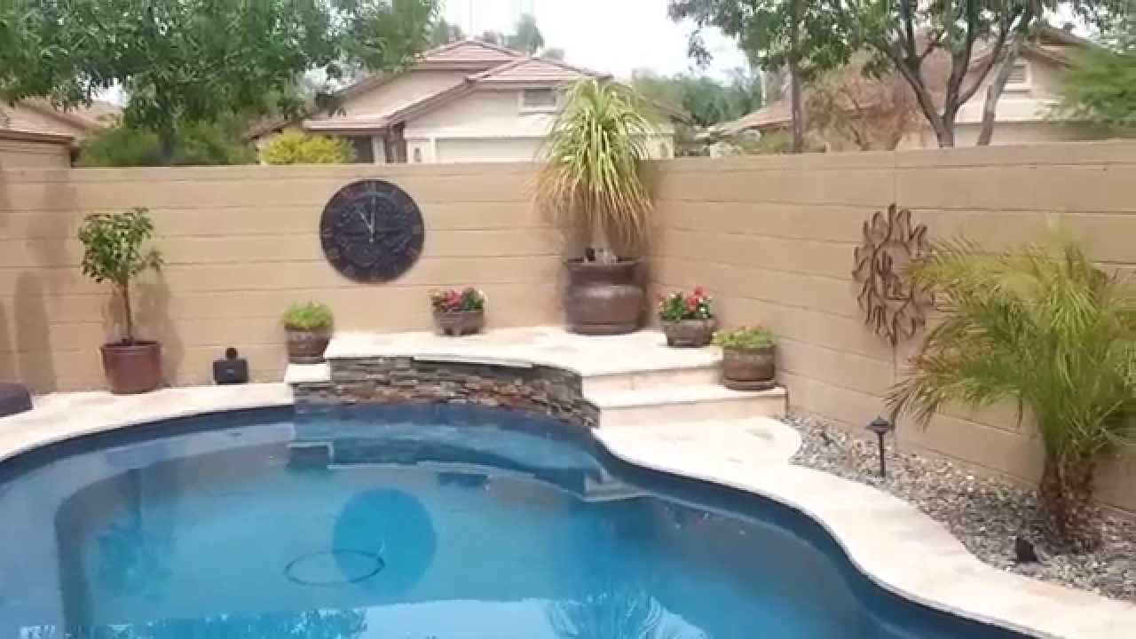 Small Yard Pool Project Huge Transformation Small Kansas