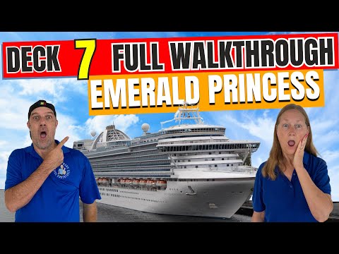 Emerald Princess Public Deck 7 | Tall Man's Cruise Adventures