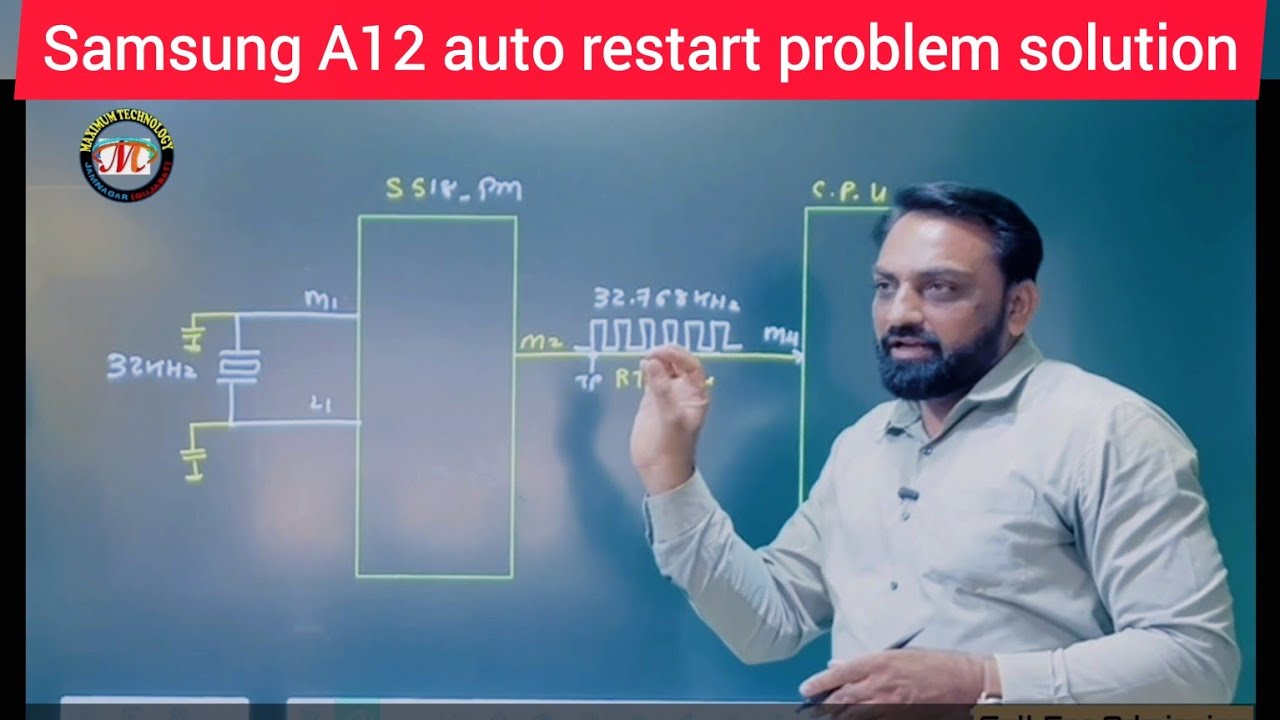 Samsung A12 auto restart problem solution
