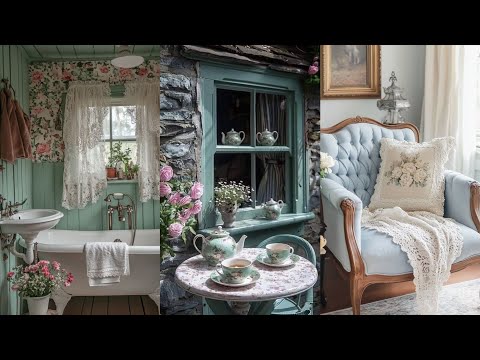 Elegant Shabby Chic Vintage Decor: Affordable Shabby Chic Vintage Home Decorating Tips🌷✨️