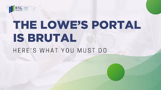 Overwhelmed by the Lowe’s Vendor Portal Here’s How to Upload Products Without Losing Your Mind