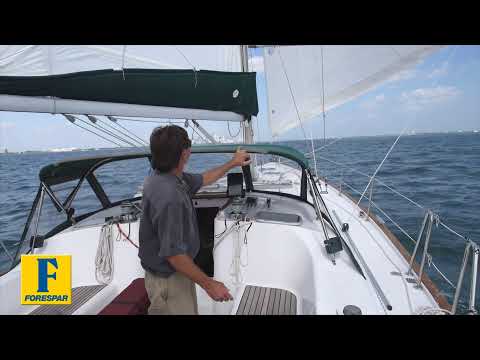 Forespar Whisker Pole Downwind Sailing with Genoa