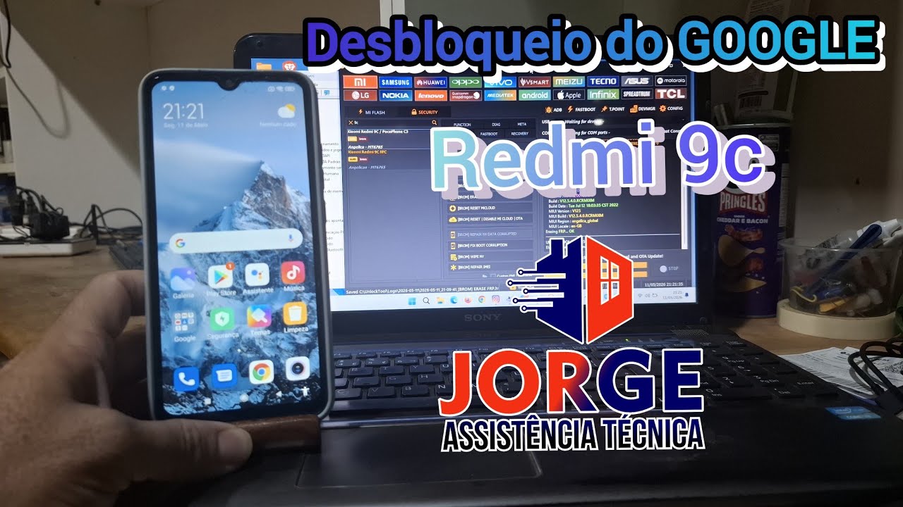 Desbloqueio do google Redmi 9c