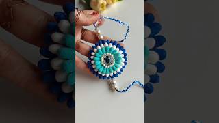 How to make handmade rakhi at home Diy rakhi making ideas rakhi craft #rakhispecial  #homemaderakhi