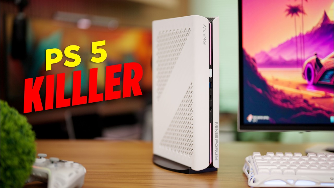 Mini PC yang Bikin PS5 MINDER‼️AMD Ryzen™ 9 × GeForce RTX 5060 🚀 Minisforum Atomman G1 Pro