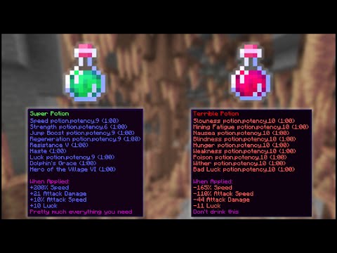 Minecraft - How To Get Custom Potions!