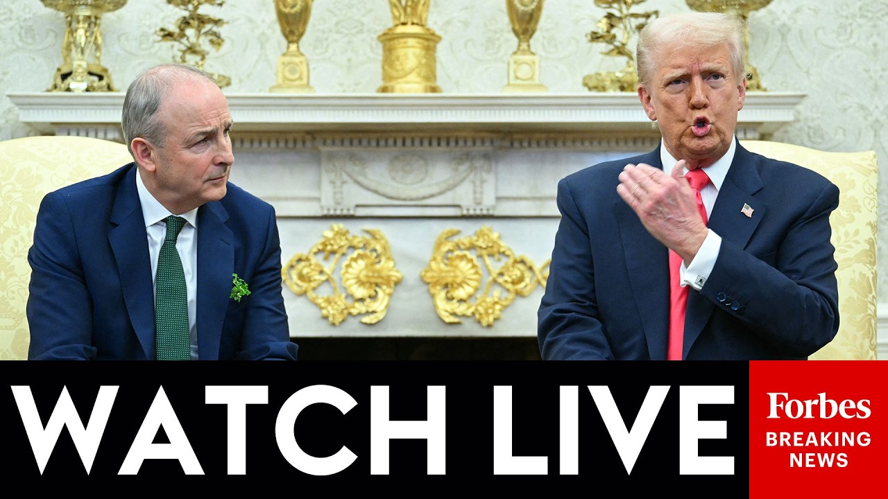Video | LIVE: President Trump Hosts Taoiseach Of Ireland Micheál Martin Amidst Iran War