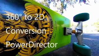 Convert RICOH THETA Video to 2D with PowerDirector - Test Clip