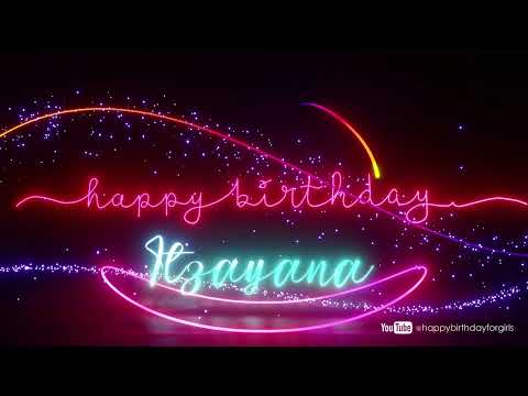 Happy Birthday Itzayana