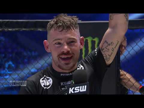 Carl McNally after a spectacular win at  KSW 73 | Cage interview
