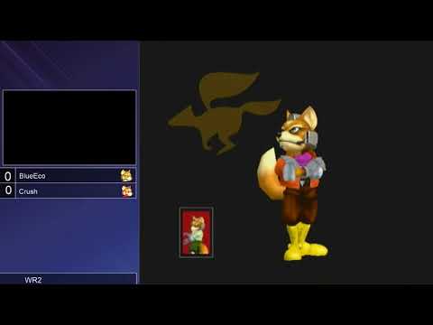 MMOM145 SSBM - BlueEco (Default Fox) vs. Crush (Red Fox) - Melee WR2