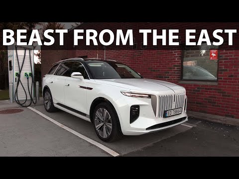 Hongqi E-HS9  range test video