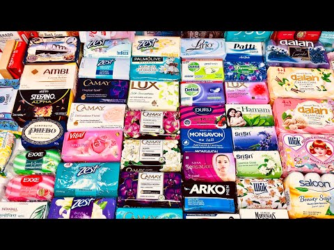 Saturday Bouquet ASMR SOAP HAUL Opening Unboxing Unwrapping DOZENS of Diverse Soap Bars RELAX TINGLE