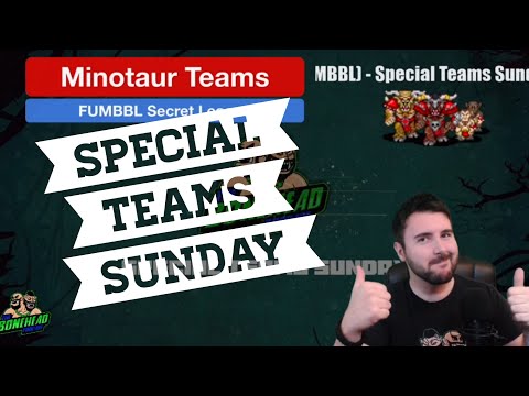 Minotaur Team (FUMBBL) - Special Teams Sunday - Unofficial Blood Bowl Teams (Bonehead Podcast)