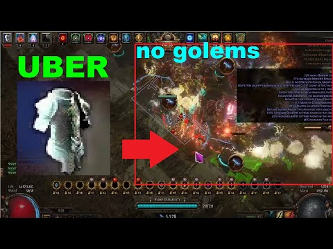 UBER END GAME EXPLODE ANIMATE GUARDIAN in 3.17 Siege of the Atlas Archnemesis League - 975