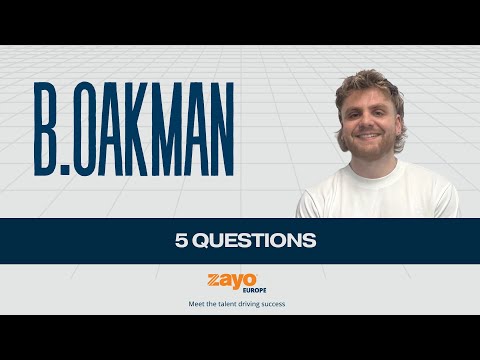 A Day in the Life of a Fibre Designer Engineer | 5 Questions with Bailey at Zayo Europe