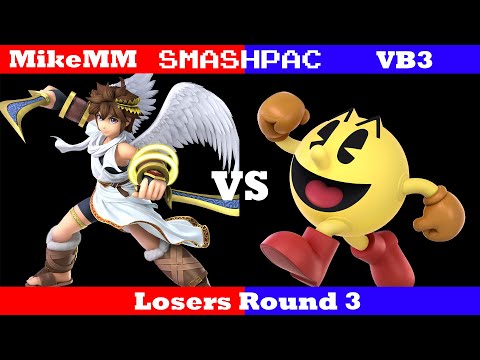 SmashPac #32 Losers Round 3 - MikeMM (Pit) vs. VB3 (Pac-Man)
