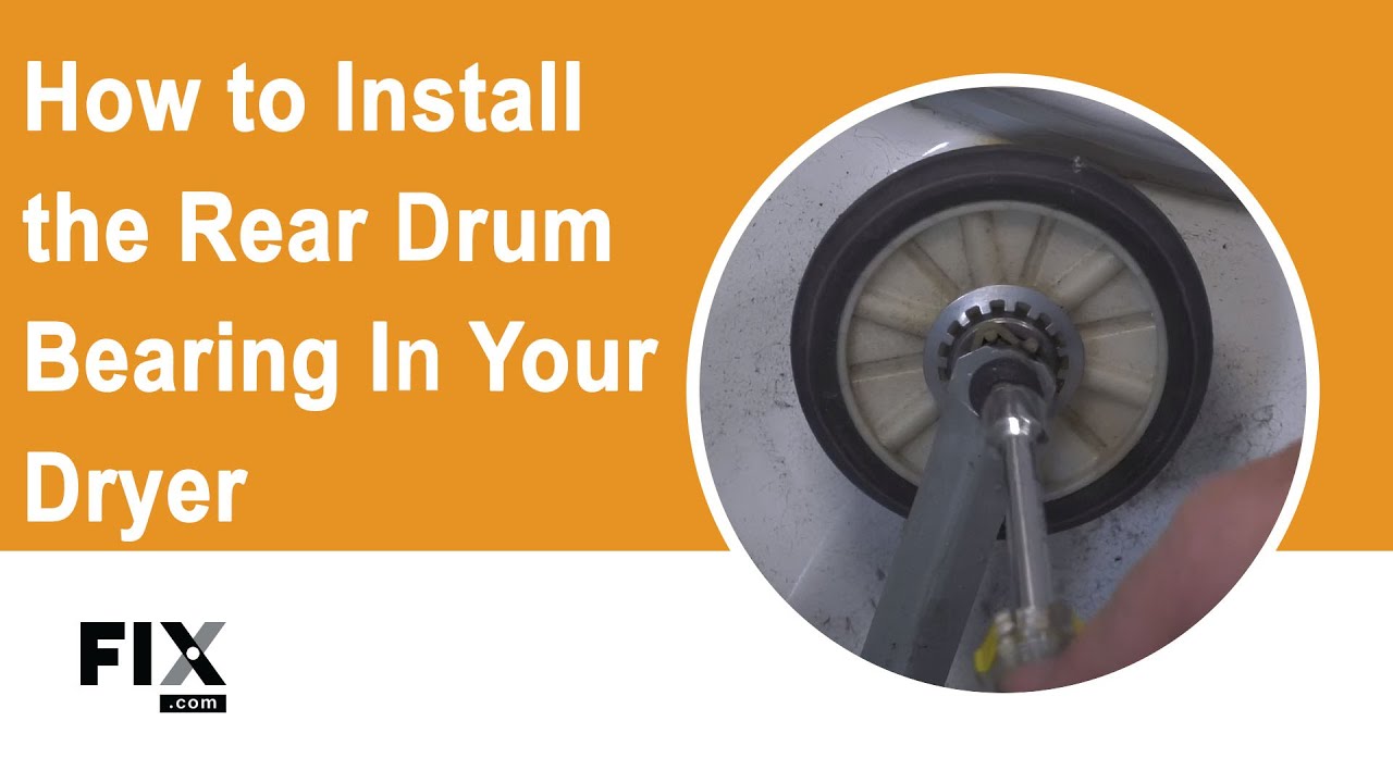How to Fix the Drum Bearings for a Noisy Dryer