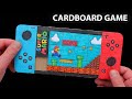 How To Make Nintendo Switch Super Mario Puzzle Game From Cardboard DIY Cardboard Puzzle Game