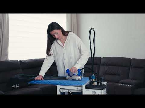 Vacuum & Heated Ironing Table with Built In Snail 5L Boiler  Professional Ironing Station