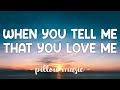 When You Tell Me That You Love Me - Westlife (Feat. Diana Ross) (Lyrics) 🎵