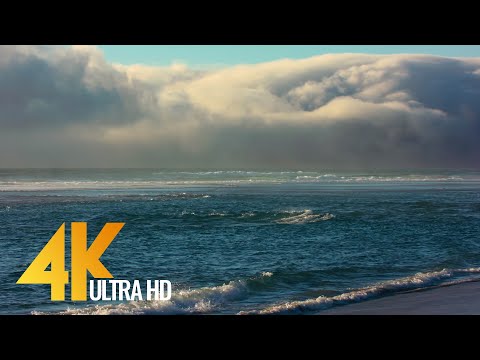 4K 60fps Evening Ocean Waves - Short Preview of 4K Nature Relax Video for Deep Sleep and Chill Out