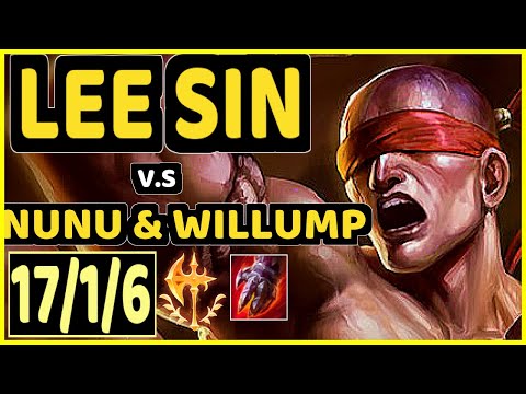 MEMENTO (LEE SIN) vs NUNU & WILLUMP - 17/1/6 KDA JUNGLE GAMEPLAY - EUW Ranked GRANDMASTER