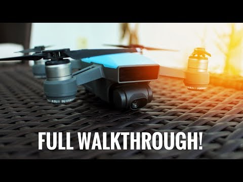 DJI SPARK COMPLETE WALKTHROUGH AND SETTING UP