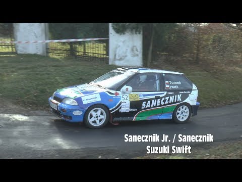 6 Runda RPŚ 2018 - Hażlach - Tomasz Sanecznik Jr. / Paweł Sanecznik - Suzuki Swift
