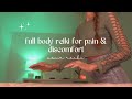 ASMR REIKI Soothing Pain Discomfort Before Sleep Full Body Scan Chakra Balancing Soft Spoken