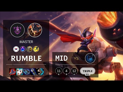 Rumble Mid vs Nocturne - KR Master Patch 10.15